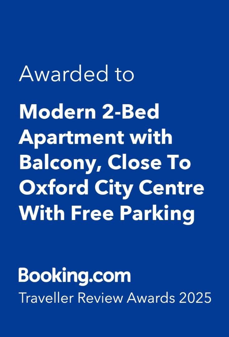 Modern 2-Bed Apartment With Balcony, Close To Oxford City Centre With Free Parking Kültér fotó